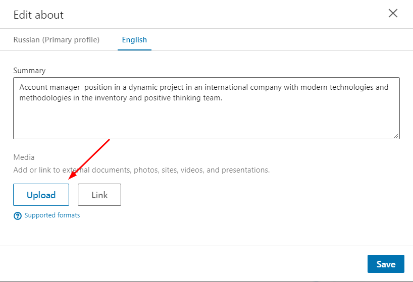download resume on linkedin
