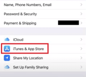 find the itunes app stores option