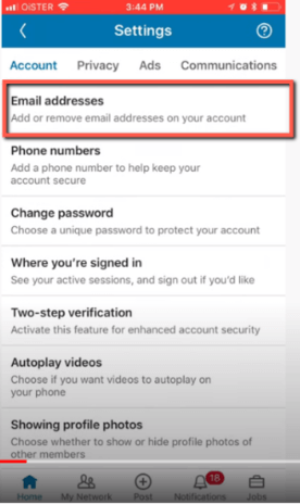 get to the remove option