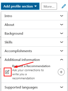 how do you endorse someone on linkedin